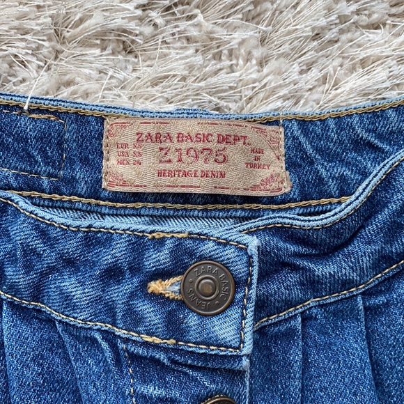 ZARA mini denim skirt - Picture 4 of 4